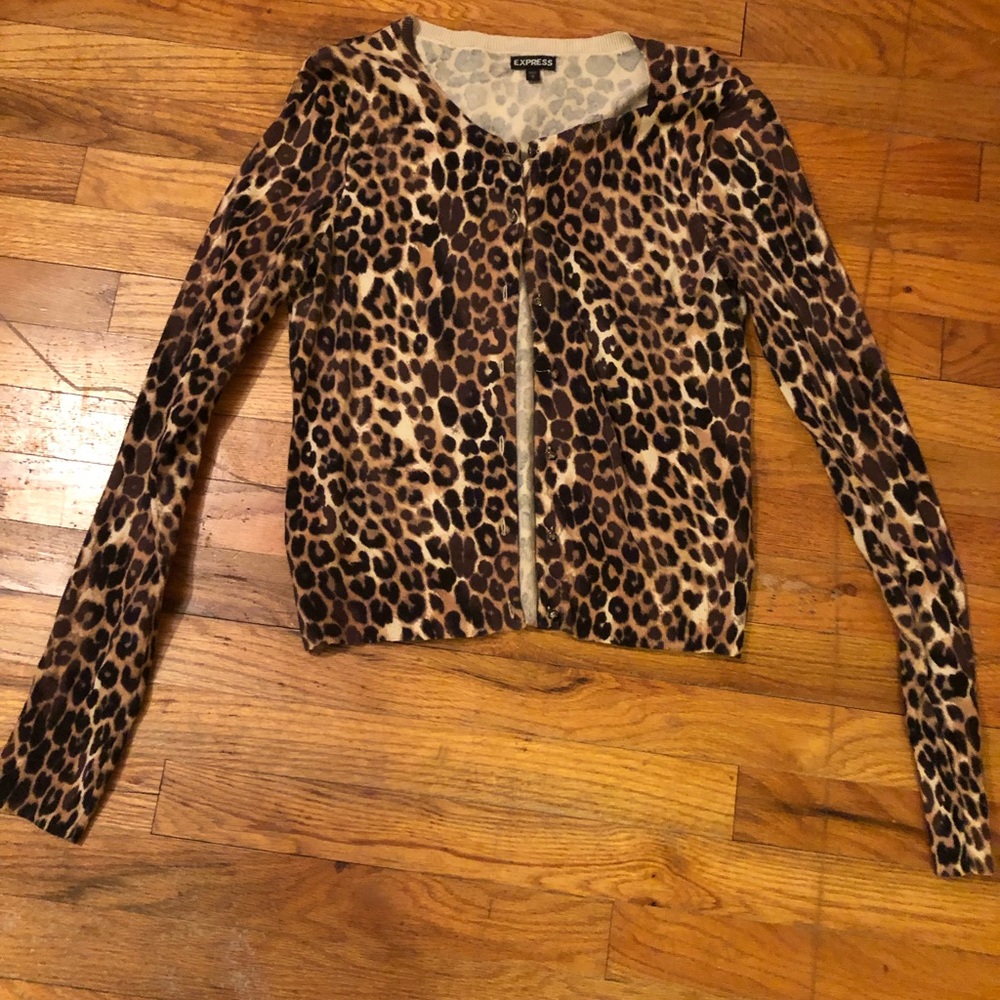 Leopard cardigan